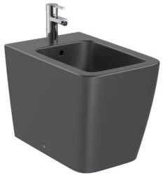 Roca Inspira Square Bideu pe pardoseala, lipit de perete, 37x56 cm, antracit (onyx) (A357537640)