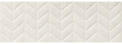 Marazzi Faianta baie / bucatarie rectificata alba 30x90 cm, Marazzi Dover White Struttura Spike (M13M)