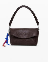 Desigual Geantă Dama Din Material Cu Barete Încrucișate / De Umăr Maro 25WAXP70-6009 (25WAXP70-6009)