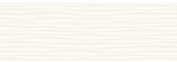 Marazzi Faianta baie / bucatarie rectificata alba 40x120 cm, Marazzi Eclettica White Struttura Wave 3D (M1J4)
