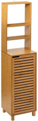 Brius Dulap baie 5Five Sicela cu usa si rafturi, bambus, 38x33x168 cm, natur (JJ-200100)