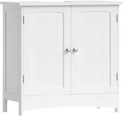 Brius Dulap baie baza lavoar, cu 2 usi, 2 rafturi, alb 60x60x30 cm, alb (EZ-BBC01WT)
