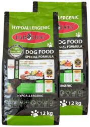 Bardog FISH & RICE 24/13 - LAZACHÚS - BARNA RIZS - ZÖLDSÉG - 2x 12Kg DUOPACK