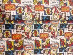 ActiveFabrics Pamutvászon Képregényes 140 cm széles