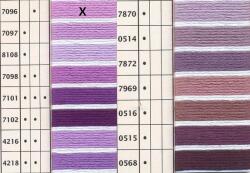 COATS Puppets osztott hímzőfonal 6 színsor