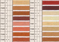 COATS Puppets osztott hímzőfonal 16 színsor