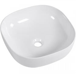 Cerano - Sano kerámia mosogató - pultra szerelhető - fényes fehér - 42, 5x42, 5 cm