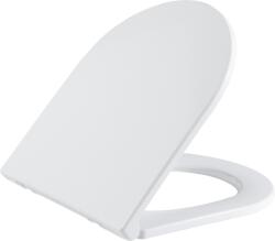 CERANO - WC-ülőke lassító mechanizmussal Seggio - slim/UF - fényes fehér - 36x4, 2x43 cm