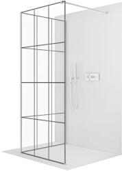 Cerano - Zuhanykabin Onyx Corner Cube bal/jobb - 8 mm - króm, ipari üveg - 110x100x200 cm