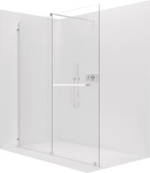 Cerano - Medin bal/jobb beépített zuhanykabin - 8 mm - króm, átlátszó üveg - 120x195 cm - kétrészes tolóajtó