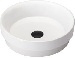 Cerano - Sonora kerámia mosdó - félig süllyesztett és pultra szerelhető - fényes fehér - ⌀ 40 cm (CER-403359)