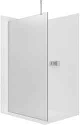 Cerano - Zuhanykabin Onyx Top Cube bal/jobb - 8 mm - négyzet alakú tartó - króm, matt üveg - 50x200 cm