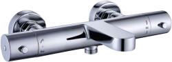 Cerano - Fali kádcsaptelep - termosztatikus - Tondo - króm