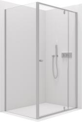 Cerano - Zuhanykabin Santini B/J - 6 mm - króm, átlátszó üveg - 120x90x195 cm - forgó