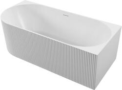Cerano - Szabadon álló akril kád Aira, jobb oldali - fehér fényes felülettel - 150x75 cm