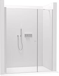 Cerano - Antelo zuhanyajtó fix résszel B/J - 6 mm - króm, átlátszó üveg - 80x30x190 cm