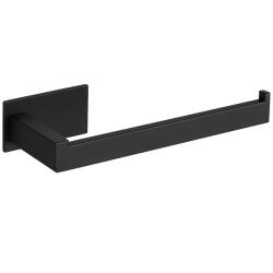 Cerano - Lago öntapadós törölközőtartó - matt fekete - 25 cm