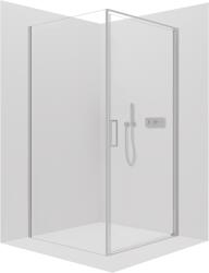 Cerano - Zuhanykabin Porte B/J - 8 mm - króm, átlátszó üveg - 80x70x195 cm - forgatható