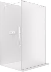 Cerano - Zuhanykabin Onyx Duo bal/jobb - 8 mm - négyzet alakú tartó - matt fehér, tejüveg - 70x200 cm