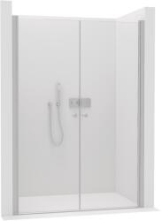 Cerano - 2-szárnyú zuhanyajtó Antelo B/J - 6 mm - króm, átlátszó üveg - 100x190 cm