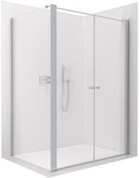 Cerano - Zuhanykabin Antelo B - B/J - 6 mm - króm, átlátszó üveg - 76x90 cm - forgatható