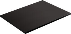CERANO - Navira Slim mosdópult - matt fekete - 70x1, 8x46 cm (CER-8050BD7928)