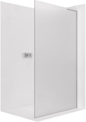 Cerano - Zuhanykabin Onyx B-jobb oldali merevítővel - 8 mm - króm, matt üveg - 50x200 cm