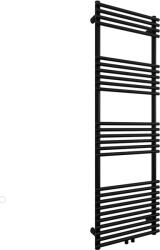 Cerano - Luigi fürdőszobai radiátor - központi csatlakozás 50mm - 713W - matt fekete - 1600x500 mm