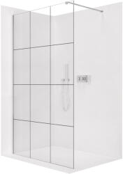 Cerano - Zuhanykabin Onyx Cube bal/jobb - 8 mm - négyzet alakú tartó - króm, ipari üveg - 150x200 cm