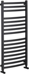 Cerano - Paolo fürdőszobai radiátor - oldalsó csatlakozás - 604W - matt fekete - 1090x550 mm