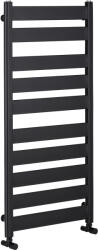 Cerano - Marco fürdőszobai radiátor - oldalsó csatlakozás - 816W - matt fekete - 1125x550 mm