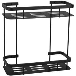 CERANO - Alto fali fürdőszobai polc - matt fekete