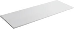 CERANO - Elanys öntött márvány fürdőszobai munkalap - 12 mm - matt fehér - 140 cm