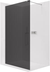 Cerano - Zuhanykabin Onyx Cube bal/jobb - 8 mm - négyzet alakú tartó - króm, grafitüveg - 90x200 cm