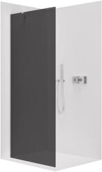 Cerano - Zuhanykabin Onyx YL/P - 10 mm - króm, grafitüveg - 150x200 cm