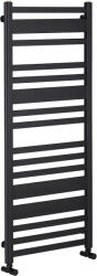Cerano - Enrico fürdőszobai radiátor - oldalsó csatlakozás - 559W - matt fekete - 1210x550 mm
