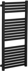 Cerano - Vincenzo fürdőszobai radiátor - oldalsó csatlakozás - 300W - matt fekete - 970x450 mm