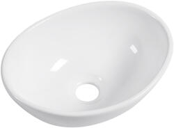 Cerano - Kerámia mosdó Minio - pultra szerelhető - fényes fehér - 34, 5x26 cm