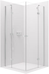 Cerano - Zuhanykabin Marino Duo B/J - 6 mm - króm, átlátszó üveg - 100x100x190 cm - zsanéros
