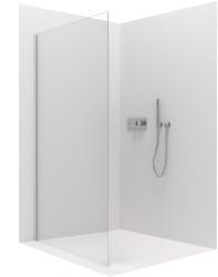 Cerano - Varone oldalfal B/J - 6 mm - króm, átlátszó üveg - 90x195 cm