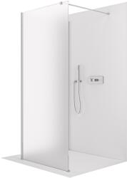 Cerano - Zuhanykabin Onyx Corner Cube bal/jobb - 8 mm - négyzet alakú tartó - króm, matt üveg - 120x110x200 cm