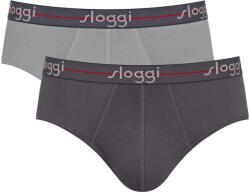 Sloggi Start Midi Slipuri pentru bărbați Grey Combo 2Pachet 10206949-0034 (10206949-0034)