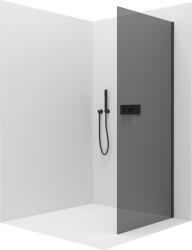 Cerano - Santoro B/J oldalfal - 8 mm - matt fekete, grafitüveg - 80x195 cm