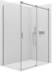 Cerano - Zuhanykabin Santoro B/J - 6 mm - króm, átlátszó üveg - 120x90x195 cm - tolóajtó