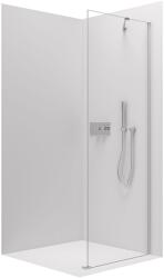 Cerano - Marino és Volpe oldalfal B/J - 6 mm - króm, átlátszó üveg - 100x190 cm