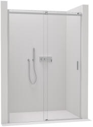 Cerano - Santoro tolóajtó zuhanykabinhoz B/J - 6 mm - króm, átlátszó üveg - 140x195 cm