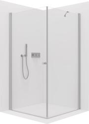 Cerano - Zuhanykabin Antelo B/J - 6 mm - króm, átlátszó üveg - 70x80x190 cm - forgatható