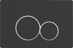 CERANO - WC öblítőgomb Lite/Duo - ABS - matt fekete