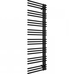 Cerano - Burke fürdőszobai radiátor - B/J - aszimmetrikus csatlakozás 50mm - 750W - matt fekete - 1600x500 mm (CER-429640)