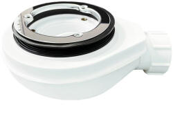 CERANO - Zuhanytálca szifon 90mm - rövid - DN40 - rozsdamentes acél karimával